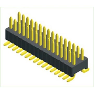 1,27x2,54 mm à double rangée Berg Strip Male Pin En-tête SMD / SMT Connecteur