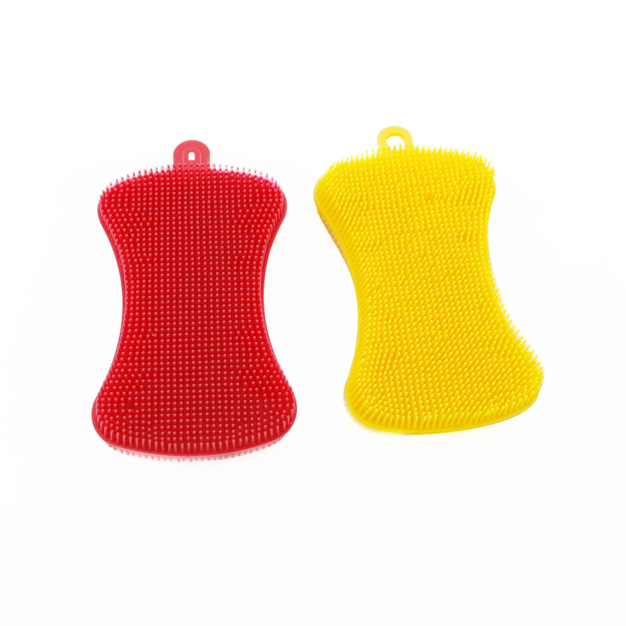 Scrubber per la pulizia della cucina in silicone multiuso