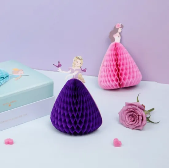 Princess dress three-dimensional greeting cards