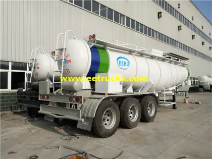 19m3 V Shape Sulfuric Acid Delivery Semi-Trailers