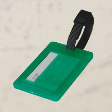 big green Luggage Tag