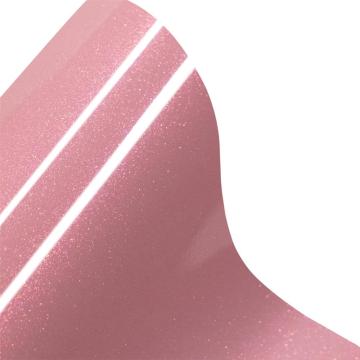 Глянцевая камелия розовая автомобильная обертка