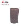 European style square pattern water Barware glass cup