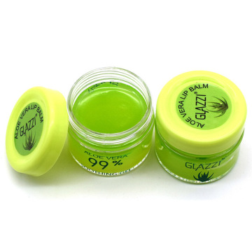 Balsamo per labbra all'aloe Vera organico all'ingrosso - Balsamo per il trucco per la cura delle labbra trasparente in marmellata
