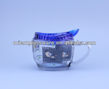 Vodka Souvenir Glass Coffee Mug With Cap