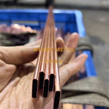 High thermal conductivity brass radiator flat tubes