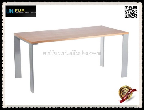 MDF long 59*79*72.5cm narrow dining table with aluminum base