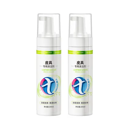 Home Care Leather Cleaner Liquid for Genuine Leather Goods - Decontamination & Maintenance