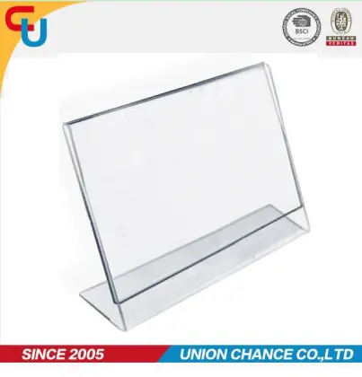 acrylic price list tag holder