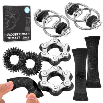 Decompression, Anxiety Relief, and Sensory Toys: Exploring Acupressure Rings, Bike Chain Marbles, Mesh Balls, and Flippy Chains for Desk Use