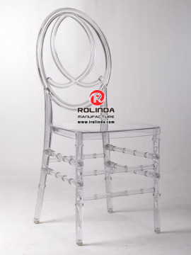 Clear Resin Phoenix Chair for Party Rental of Outdoor Furniture