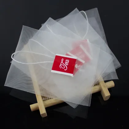 Hot Seal Nylon Filter Tea Bags for Herbal Teas