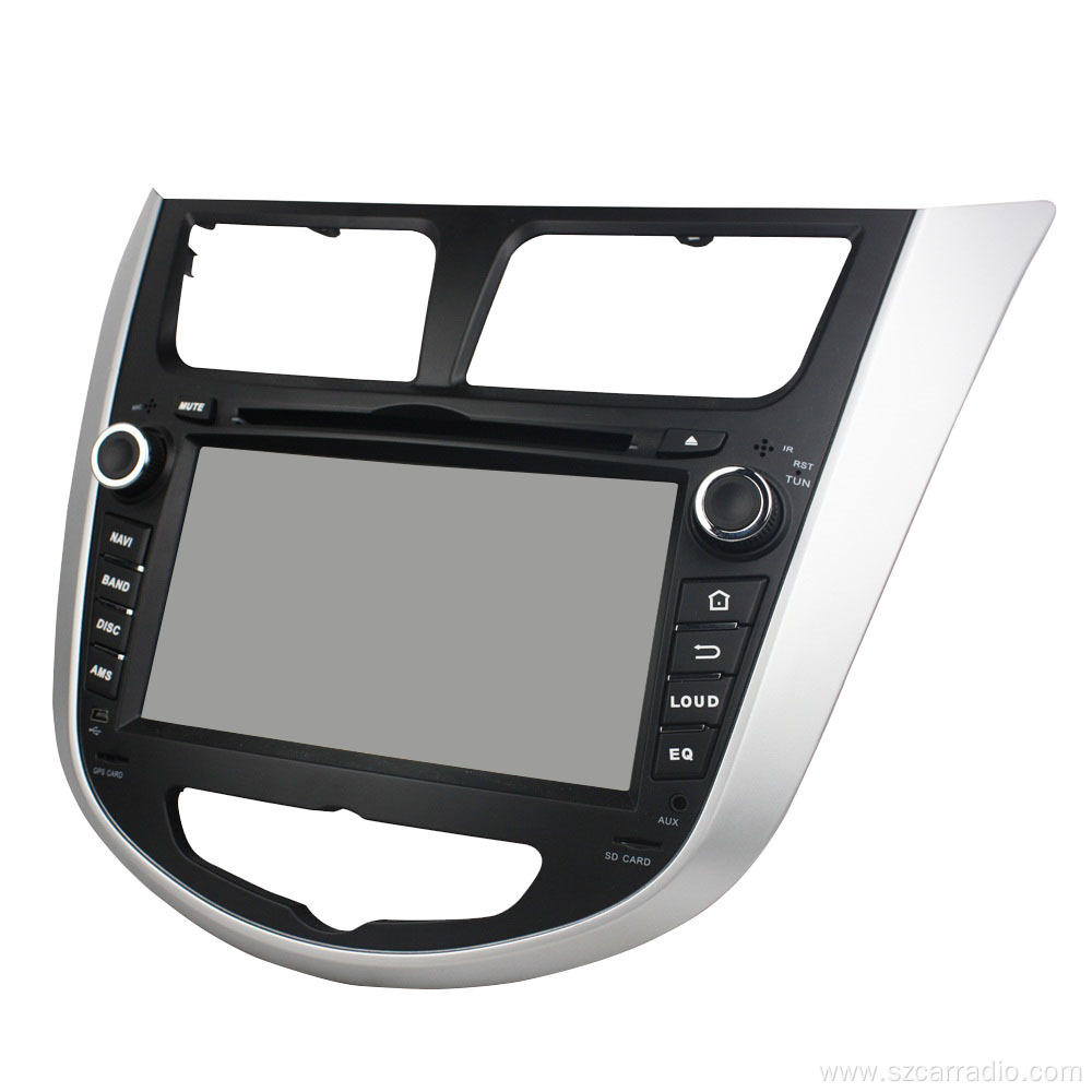 Car multimedia player for Verna Accent Solaris 2011
