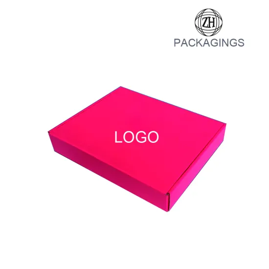 One side color print clothing mailer box