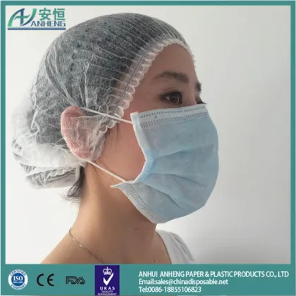 Anheng brand face mask 2ply 3ply type nonwoven face mask disposable face mask
