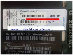pro HP Windows Product Key Sticker for Windows 7 Profession