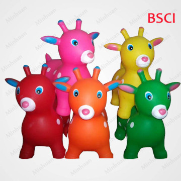 eco-friendly toy pvc toy hopper ball animal toy