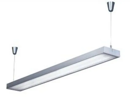 White Aluminum Alloy T5 Fluorescent Lights , Office