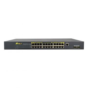 24-poorts Gigabit PoE-beheerde switch