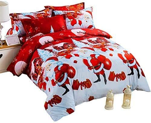 Christmas Santa Baby Duvet Cover Bedding Sets: Complete Comforter and Pillowcase Collections