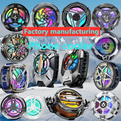 FS05 Mobile Phone Radiator Cooler - Three-Speed Adjustable Semiconductor Cooling for Gamers