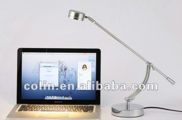 New design 3x1w Stainless steel led reading table lamp