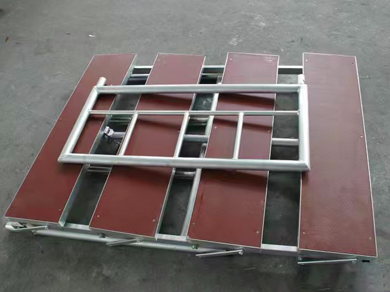 Aluminum bleachers for events