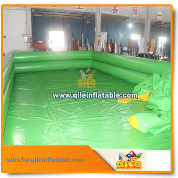 0.9 mm pvc tarpaulin inflatable pool, large inflatable indoor pool for rent