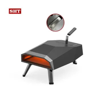 Home Use Pizza Ovens Outdoor Kitchen Pizza Baking BBQ Wood Burning Oven for 12" Pizza
