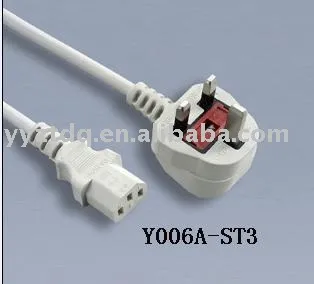 british power cord plug