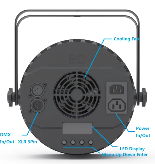 Stage Led Light Big Dipper flat led par light with DMX 54*3W LPC015 patent design