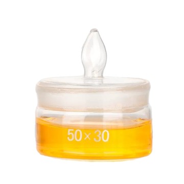 High Quality Transparent Glass Weighing Bottles with Lids for Sample Analysis