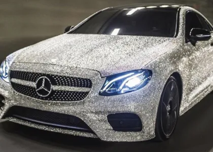 Super Shiny Glitter Diamond Stone Vinyl Wrap