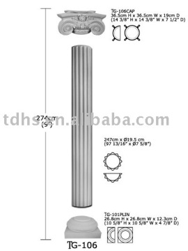 polyurethane roman column