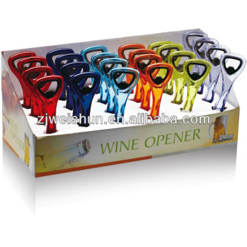 2013 new design kitchen tools plastic wine opener
