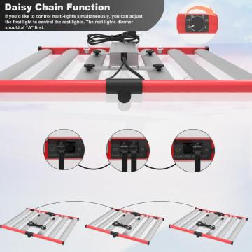 Espectro completo 6bar 320W 3*3*Corte de luz de cultivo