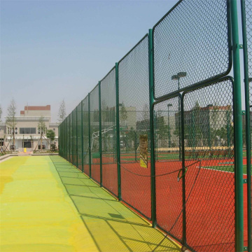 PVC Coated Chain Link Fence for Basketball Playground