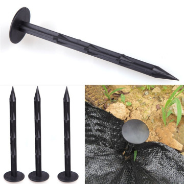 10Pcs 11cm Black Plastic Mulch Film Mulching Nail Gardening Fixing Tools