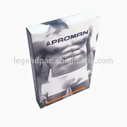 Popular luxury underwear paper box