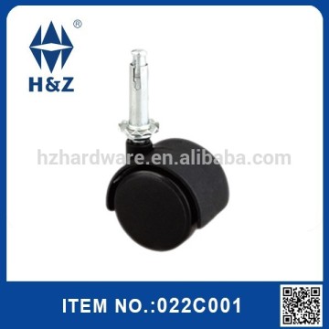 furniture caster with stem