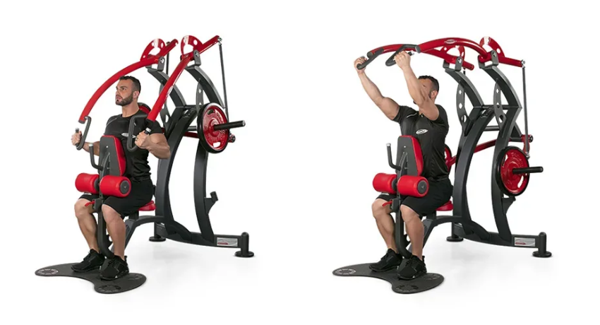 High Row Lat Pull Down