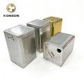 Latas quadradas de azeite de qualidade alimentar