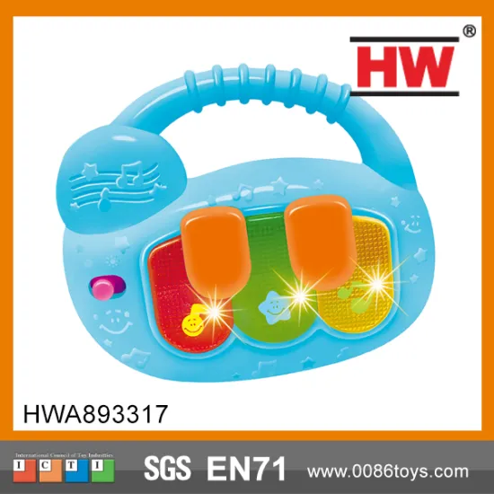 Funny Plastic Musical Instruments Kids Toy 5 Keys Learning Piano