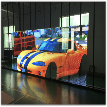 Glass Indoor P7.82 Transparenter LED-Bildschirm