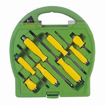 CF5019 8-piece screwdriver set, available in plastic box