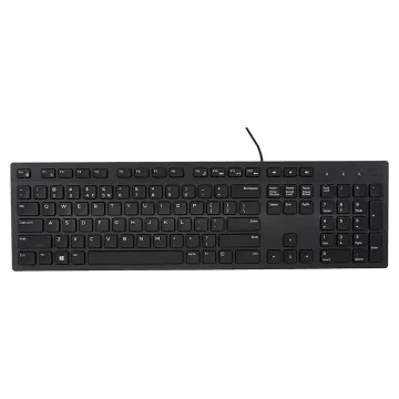 Original Dell Multimedia KB216 USB Wired Black Keyboard - US English