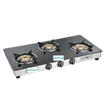 Placa de cocina de vidrio templado Regal 3 Burner