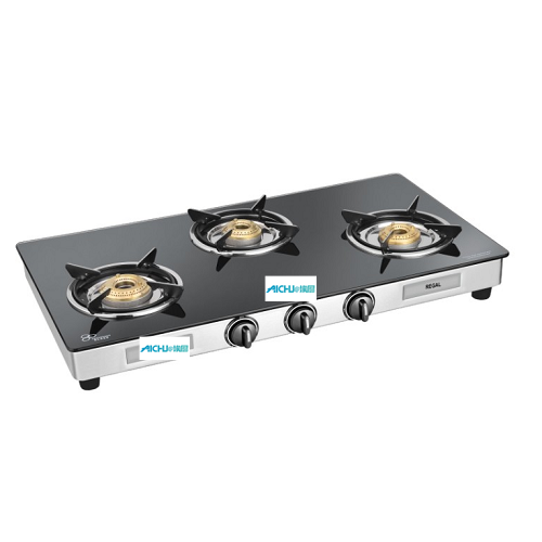 ceramic stove top Regal 3 Burner Toughened Glass Cooktop Supplier