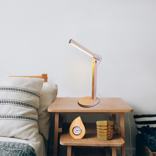 Nordic Free Adjustable Wooden Table Lamp