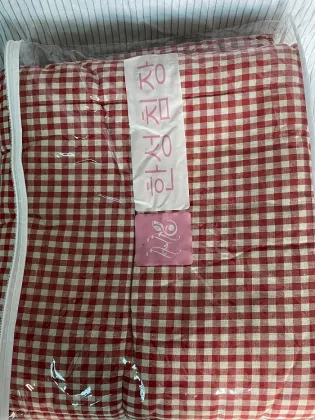 Clear PVC bag Bedding Packaging Non-woven Zipper Bag